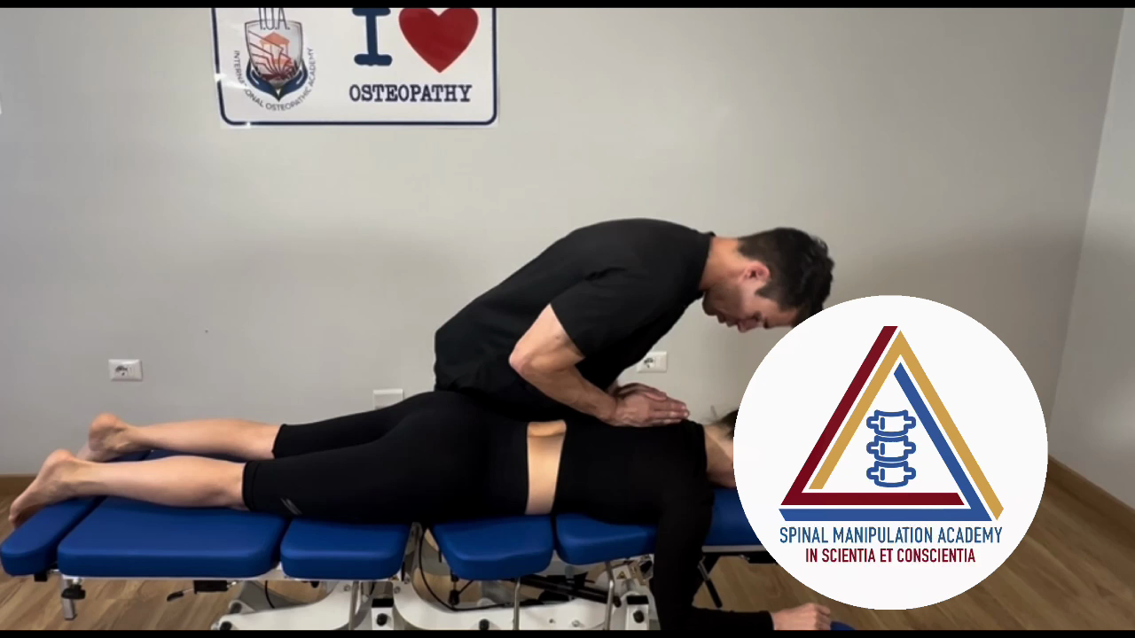 Spinal Manipulation Academy: Corso di Manipolazioni Vertebrali - Rachide dorsale e coste - Manipolazione Rachide Dorsale leva corta DROP