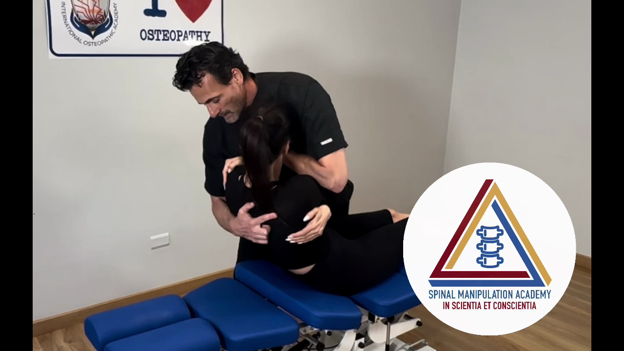 Spinal Manipulation Academy: Corso di Manipolazioni Vertebrali - Rachide dorsale e coste - Manipolazione Rachide Dorsale DOG monolaterale in srotolamento