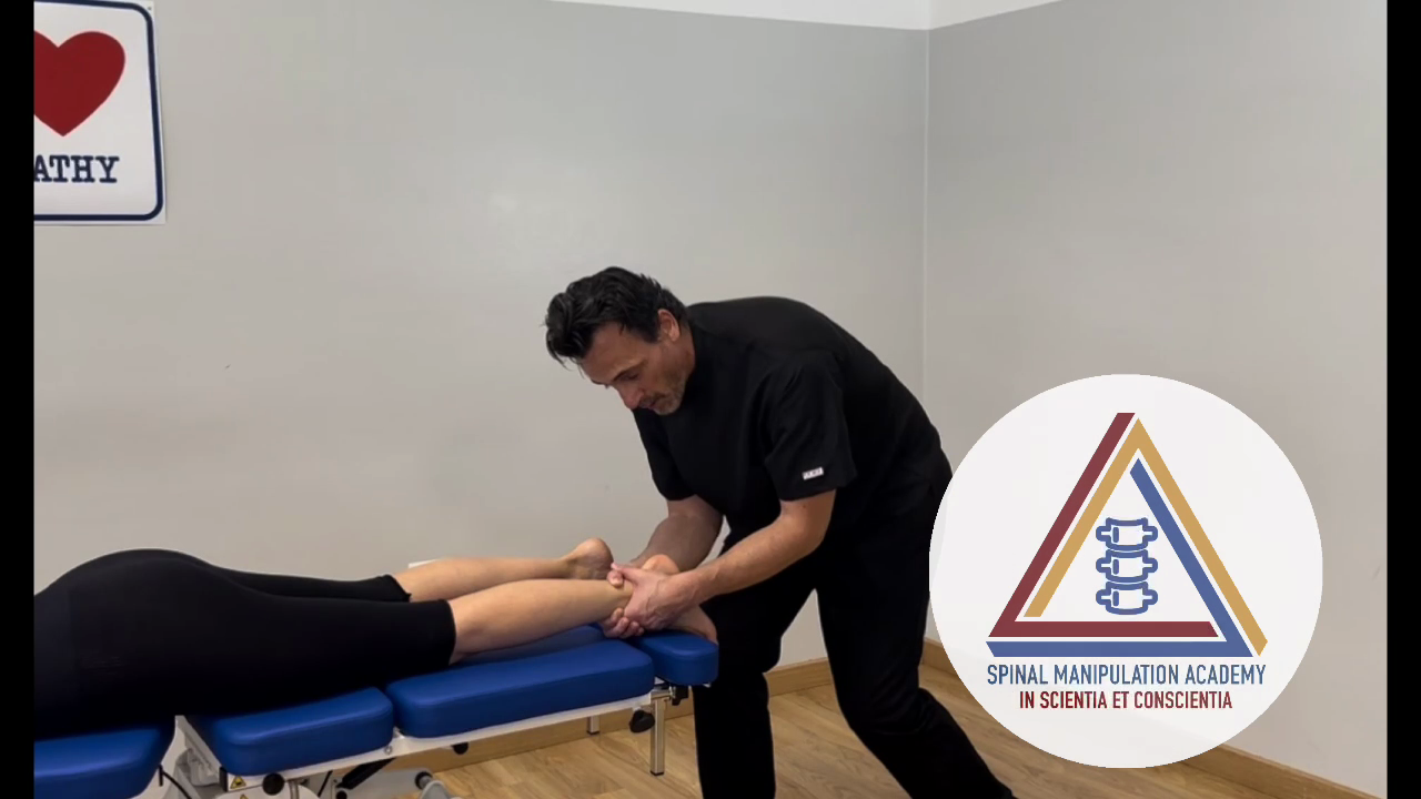 Spinal Manipulation Academy: Corso di Manipolazioni Vertebrali - Bacino - Manipolazione iliaco Up-slip