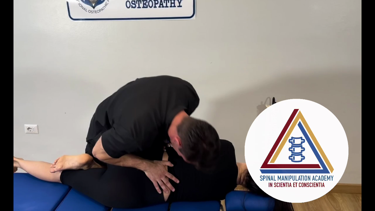 Spinal Manipulation Academy: Corso di Manipolazioni Vertebrali - Rachide lombare - Manipolazione Rachide Lombare Side Leva Corta DROP